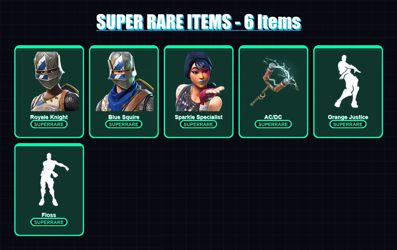[PC/XBOX/PSN] | Royale Knight | Blue Squire | Sparkle Specialist | Drift | Chomp Sr. | 28 skin | 18 pickaxe | 17 emote | 19 glider | Lv291 — Fortnite account