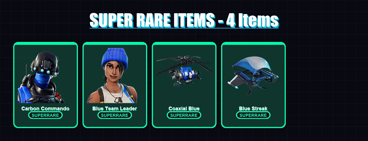 [PC/XBOX] | Carbon Commando | Blue Team Leader | Vendetta | Ultima Knight | Sentinel | 46 skin | 21 pickaxe | 45 emote | 27 glider | Lv237 — Fortnite account