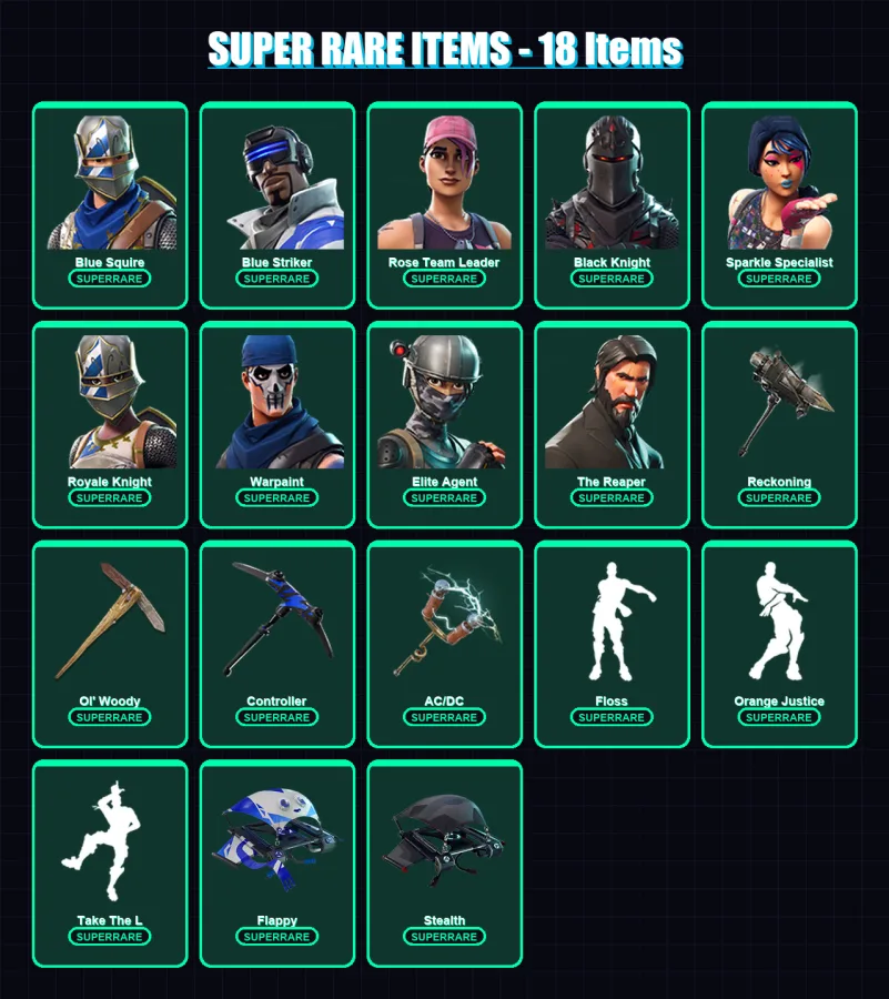 [PS4/PS5/XBOX/PC] | Blue Squire | Blue Striker | Rose Team Leader | 145 skin | Lv1960