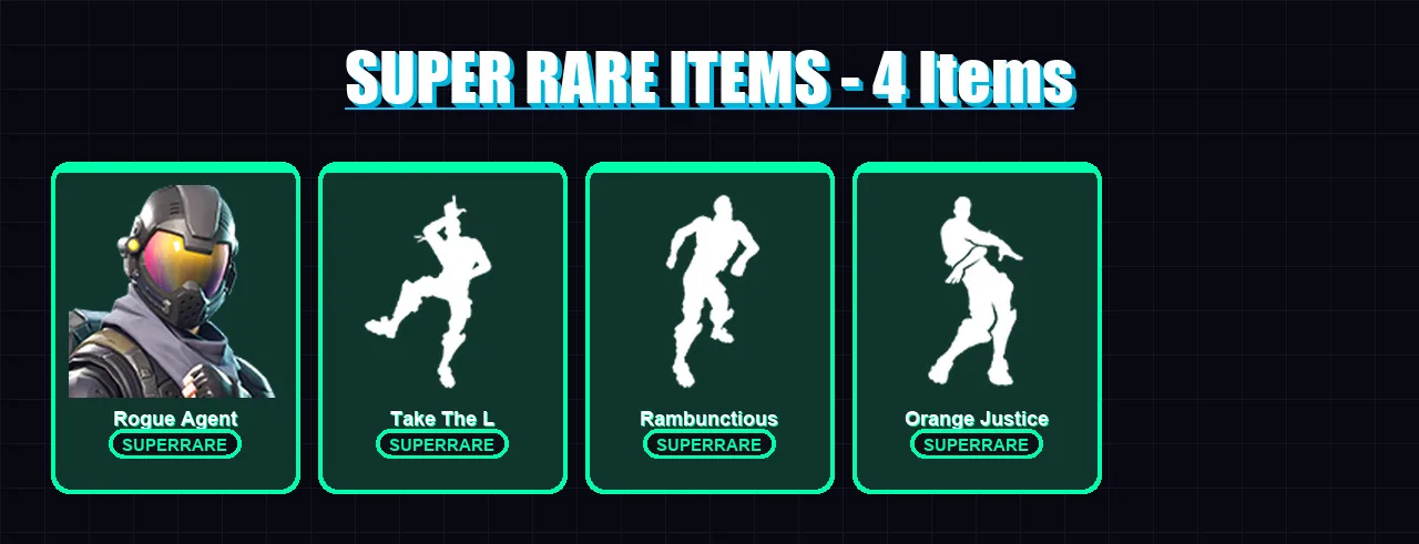 [PC/PSN] | Rogue Agent | Dark Voyager | Battle Hound | Carbide | Valor | 15 skin | 9 pickaxe | 17 emote | 15 glider | Lv231 — Fortnite account