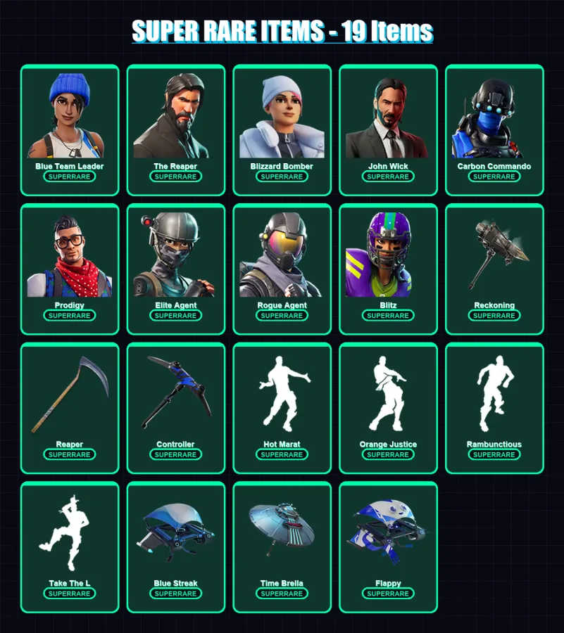 [PS4/PS5/XBOX/PC] | Blue Team Leader | The Reaper | Blizzard Bomber | 192 skin | Lv1412