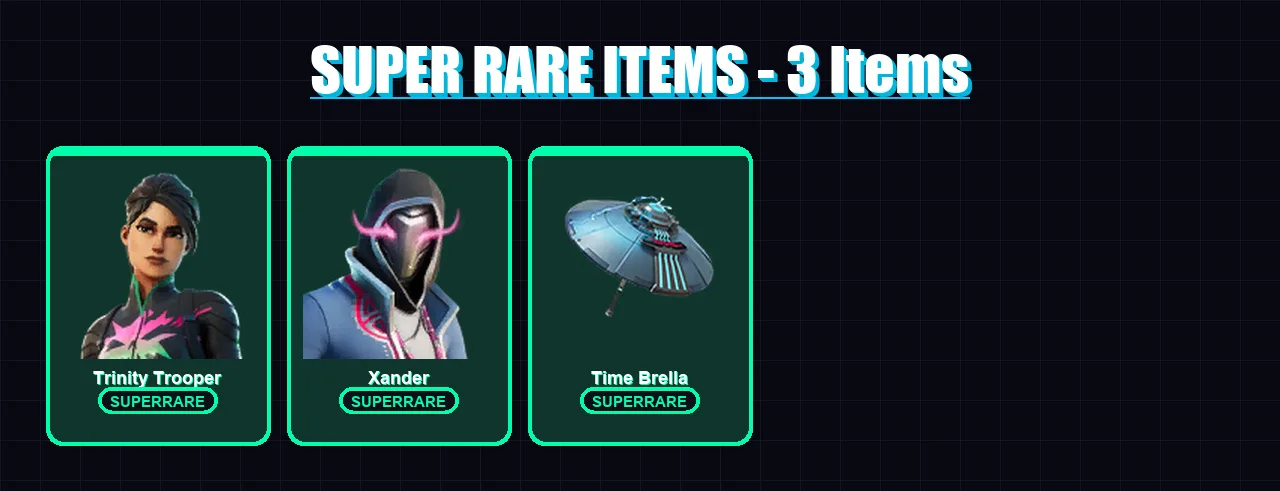 [PC/PSN] | Trinity Trooper | Xander | Zeus | The Ageless | Peter Griffin | 115 skin | 153 pickaxe | 91 emote | 89 glider | Lv1274