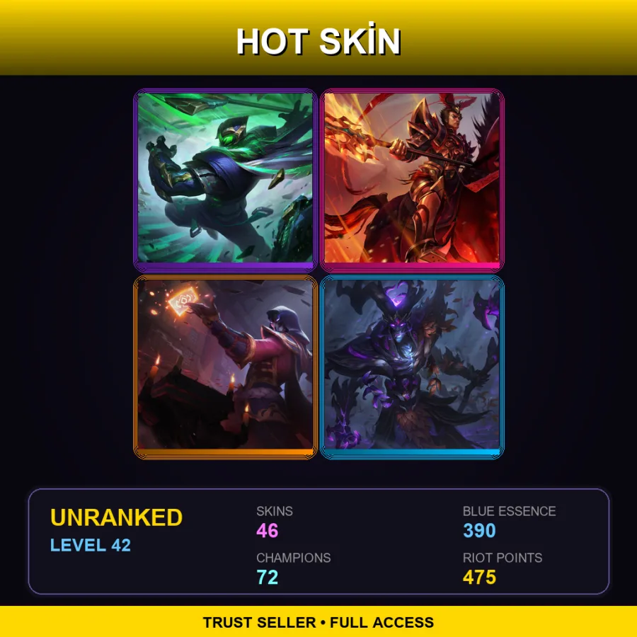 LAN | Lv42 | Unranked | 46 Skin | 72 Champ — Fpx Thresh