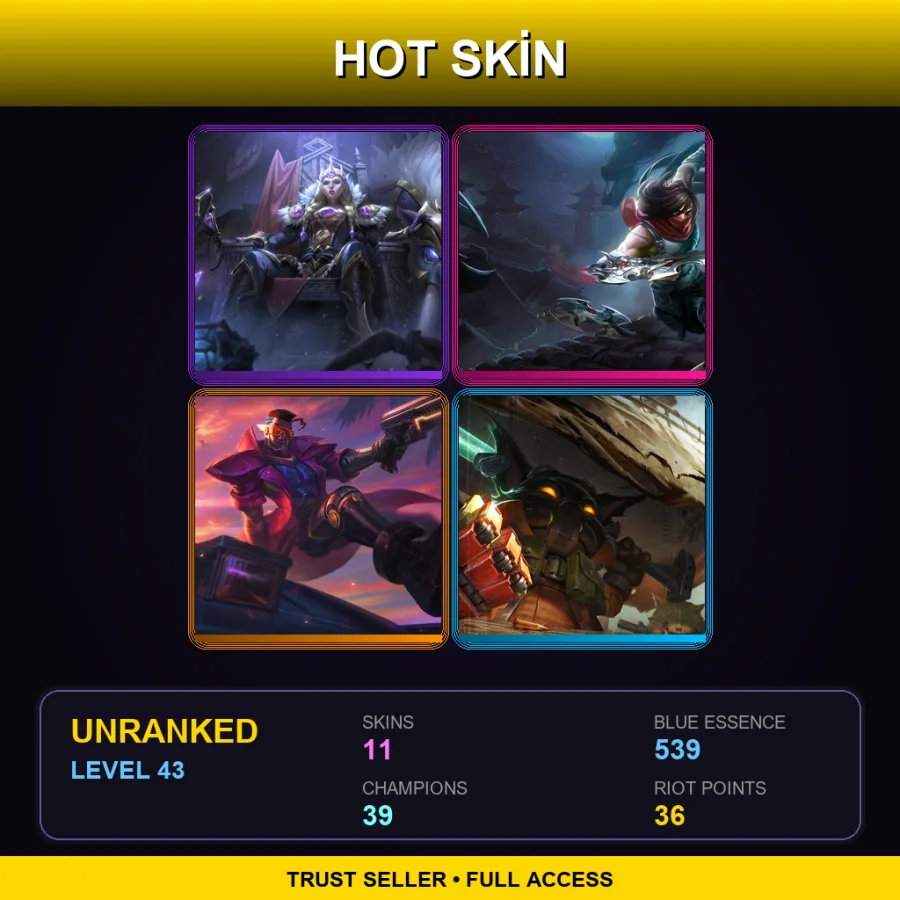 EUNE | Victorious Sejuani | Dragonblade Talon | Demacia Vice Lucian | Omega Squad Veigar | 11 Skin | 39 Champ | Lv43
