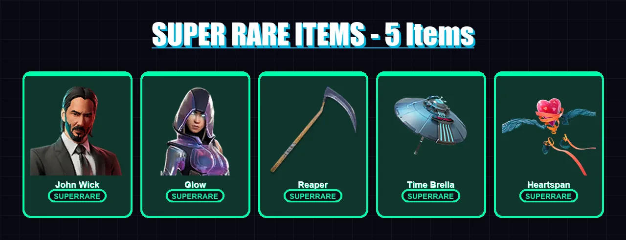 [PC/XBOX/PSN] | John Wick | Glow | Midas | Deadeye | Fusion | 97 skin | 120 pickaxe | 110 emote | 103 glider | Lv1543