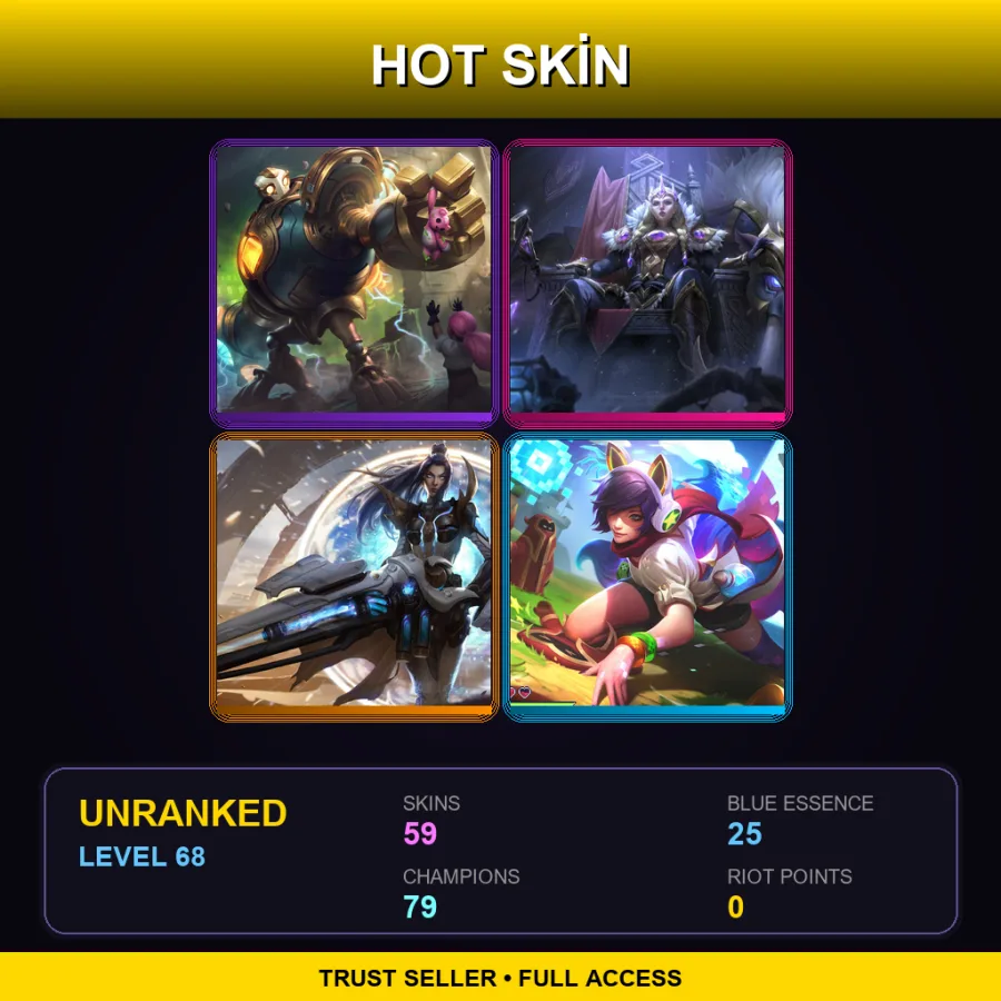 VN | Lv68 | Unranked | 59 Skin | 79 Champ — Victorious Blitzcrank