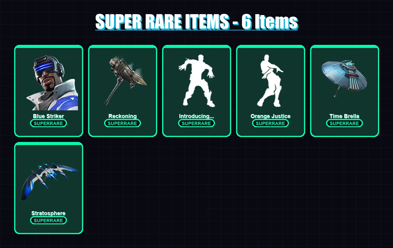 [PS4/PS5/XBOX/PC] | Blue Striker | Enforcer | Calamity | Ragnarok | The Visitor | 47 skin | 68 pickaxe | 52 emote | 73 glider | Lv1034