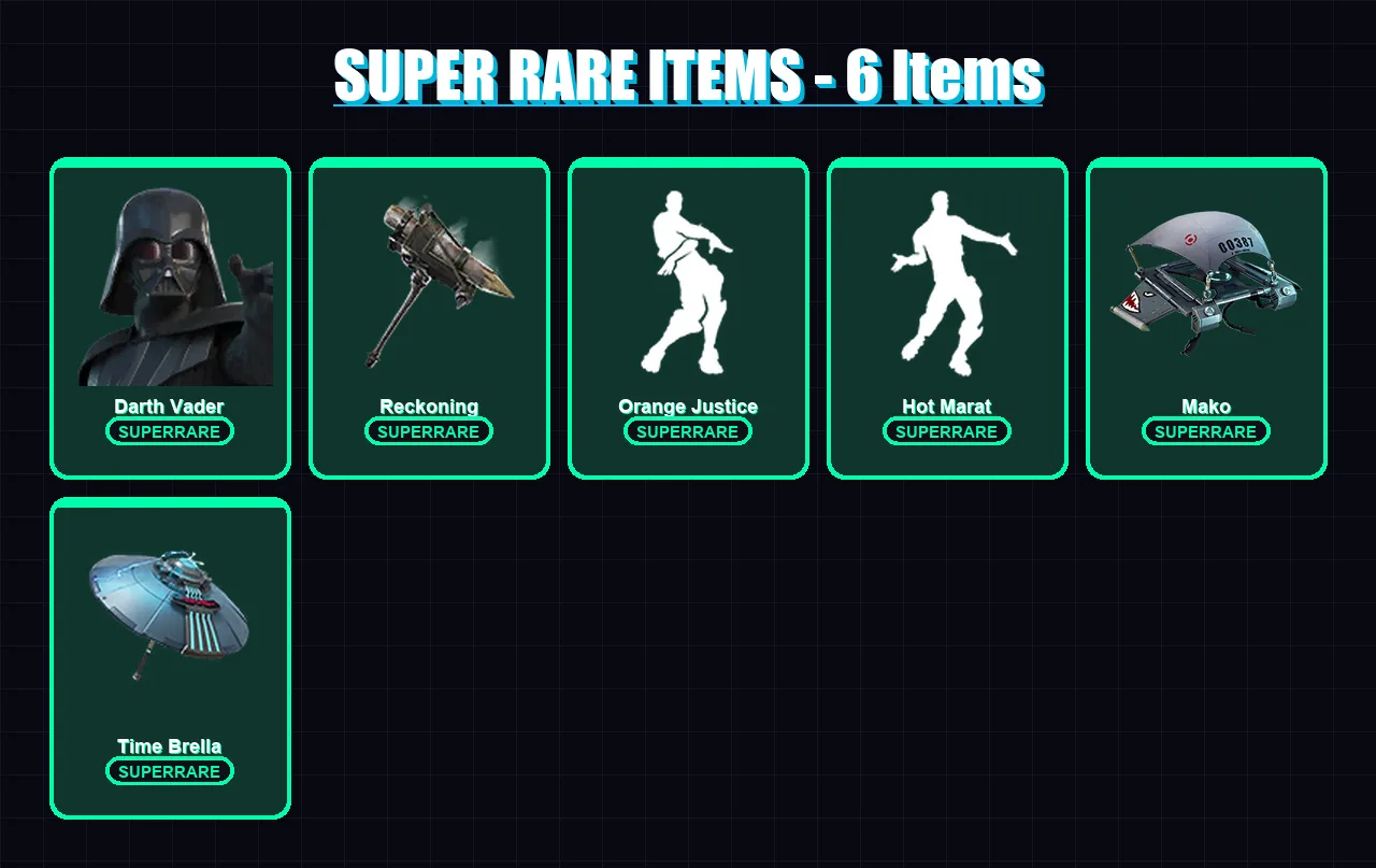 [PS4/PS5/XBOX/PC] | Darth Vader | Blaze | Kado Thorne | Catalyst | The Origin | 204 skin | 217 pickaxe | 191 emote | 212 glider | Lv3326