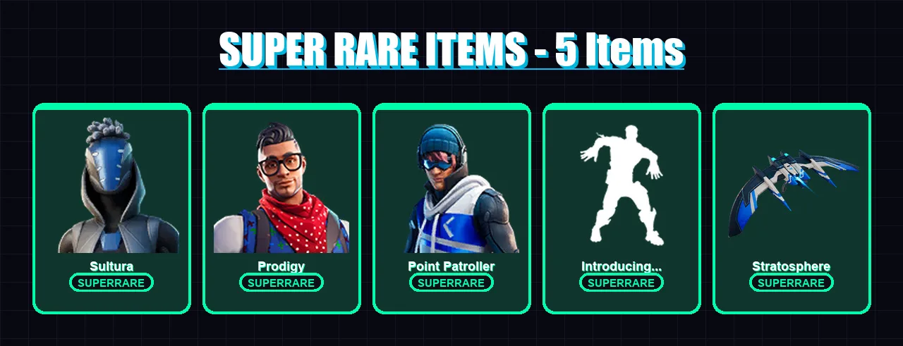[PC/XBOX/PSN] | Sultura | Prodigy | Point Patroller | Sled Ready Guff | Arctic Adeline | 5 skin | 12 pickaxe | 10 emote | 13 glider | Lv251