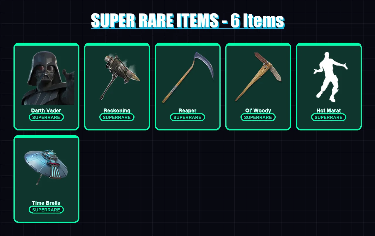 [PC/XBOX/PSN] | Darth Vader | The Cube Queen | The Ageless | Peter Griffin | Fade | 403 skin | 405 pickaxe | 259 emote | 278 glider | Lv4979