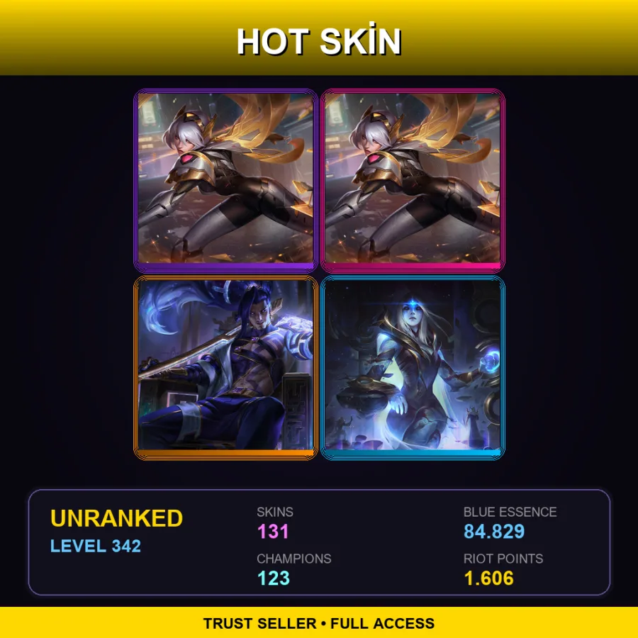 LAN | Lv342 | Unranked | 131 Skin | 123 Champ — Cosmic Devourer Vladimir