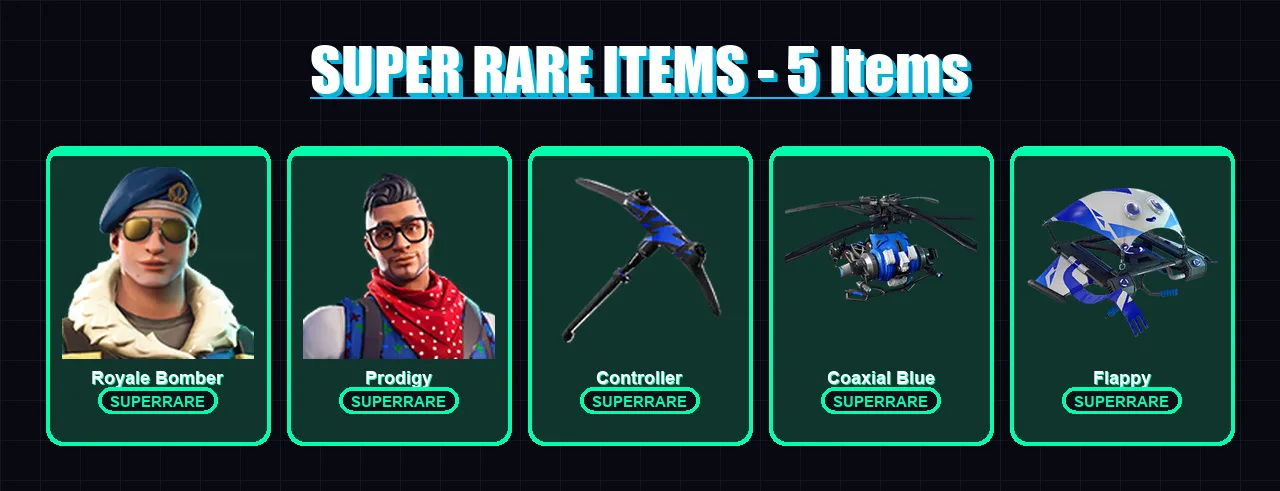 [PC/XBOX/PSN] | Royale Bomber | Prodigy | Lynx | Zenith | Lt. Evergreen | 9 skin | 10 pickaxe | 19 emote | 19 glider | Lv171