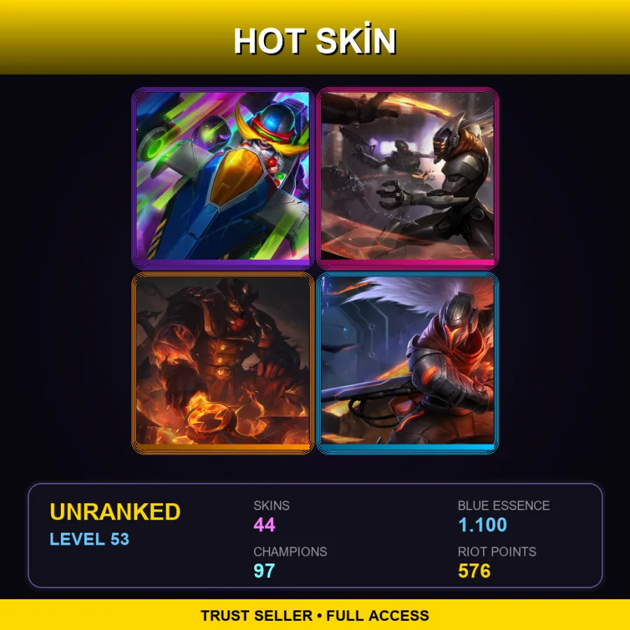 EUNE | Lv53 | Unranked | 44 Skin | 97 Champ — Shurima Desert Zilean