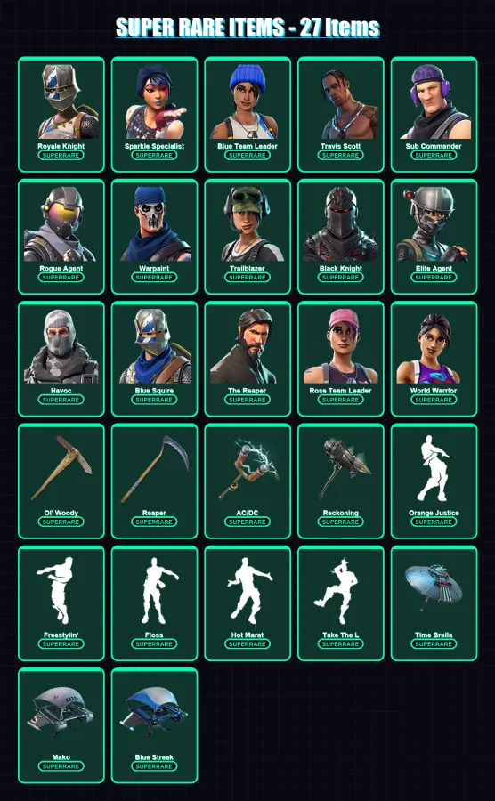 [PS4/PS5/XBOX/PC] | Royale Knight | Sparkle Specialist | Blue Team Leader | 136 skin | Lv1925