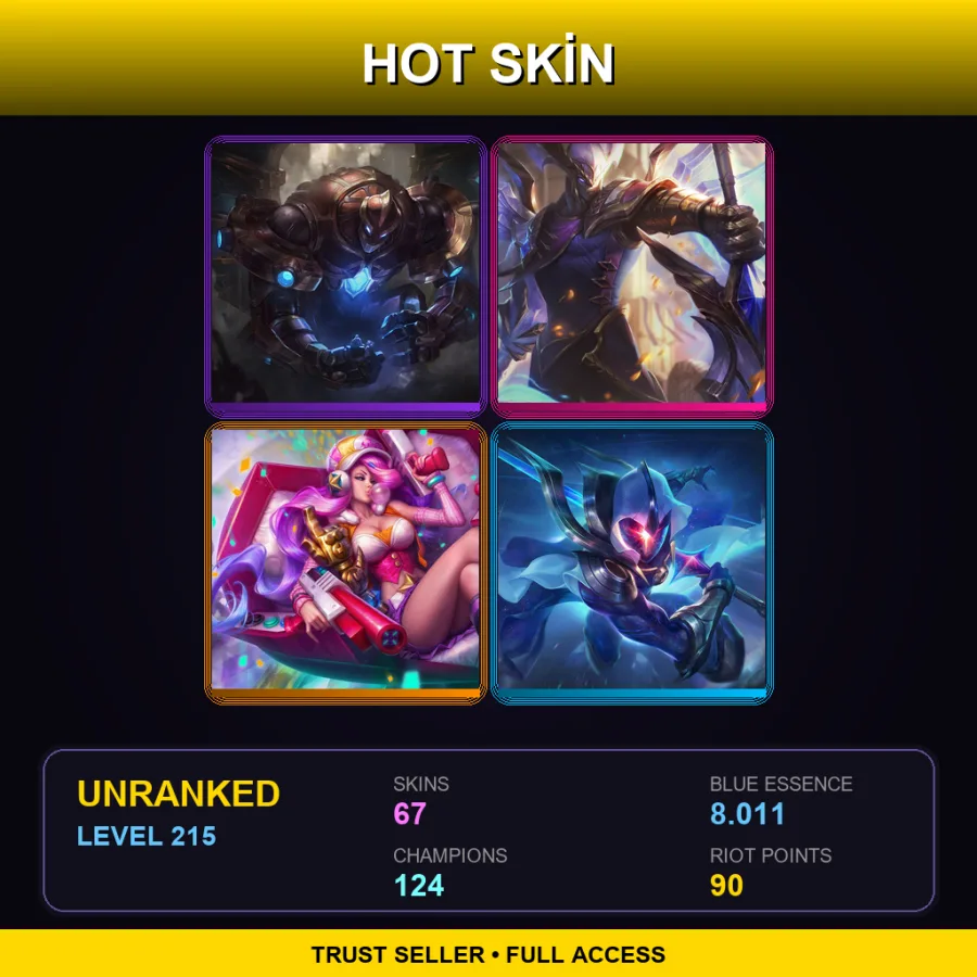 SG | Lv215 | Unranked | 67 Skin | 124 Champ — Toxic Dr Mundo