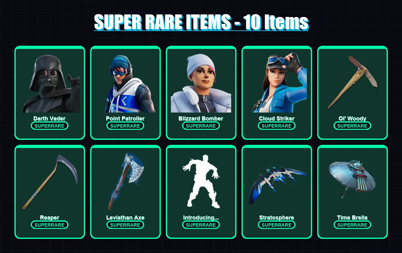 [PS4/PS5/XBOX/PC] | Darth Vader | Point Patroller | Blizzard Bomber | 235 skin | Lv2612