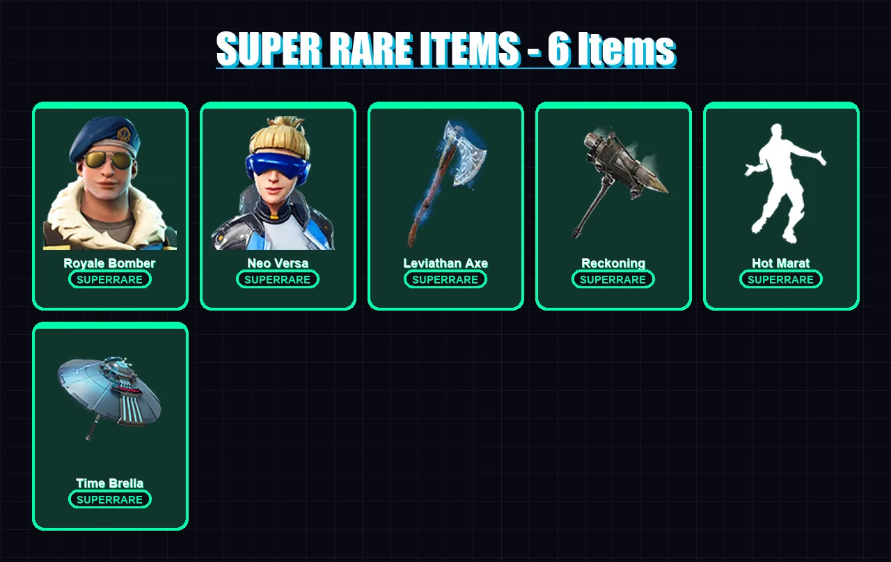 [PS4/PS5/XBOX/PC] | Royale Bomber | Neo Versa | Molten Battle Hound | 136 skin | Lv2654