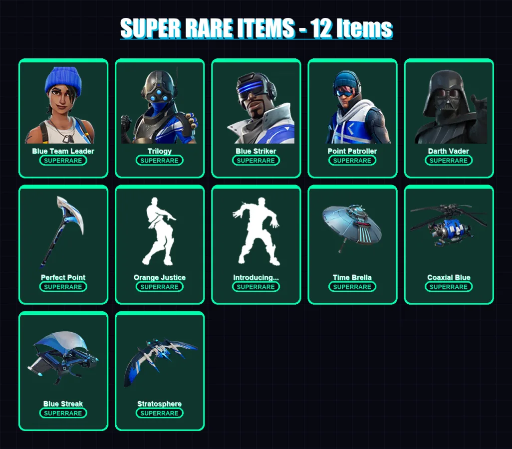 [SWITCH/XBOX/PC] | Blue Team Leader | Trilogy | Blue Striker | 245 skin | Lv2608