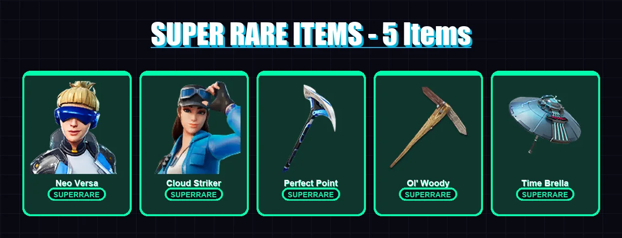 [PC] | Neo Versa | Cloud Striker | Eternal Knight | Hades | Peter Griffin | 91 skin | 128 pickaxe | 91 emote | 111 glider | Lv1856