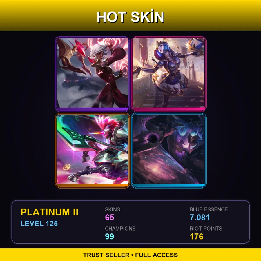 SG | Lv125 | Platinum II | 65 Skin | 99 Champ