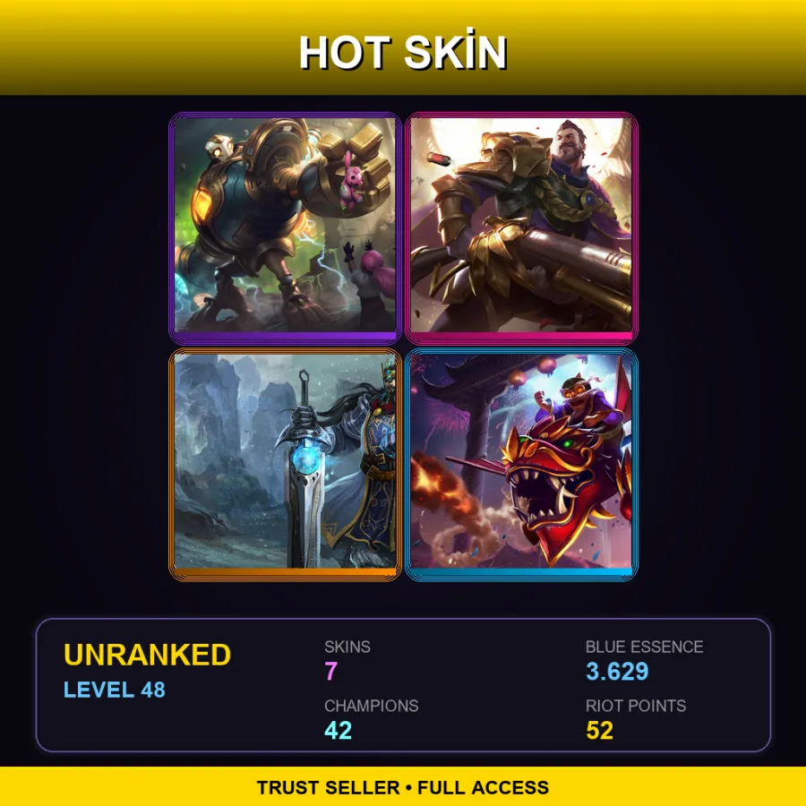 LAS | Lv48 | Unranked | 7 Skin | 42 Champ