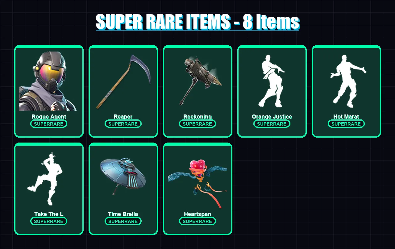 [PC/PSN] | Rogue Agent | The Foundation | The Ice King | Lynx | Renzo the Destroyer | 256 skin | 277 pickaxe | 242 emote | 219 glider | Lv4368