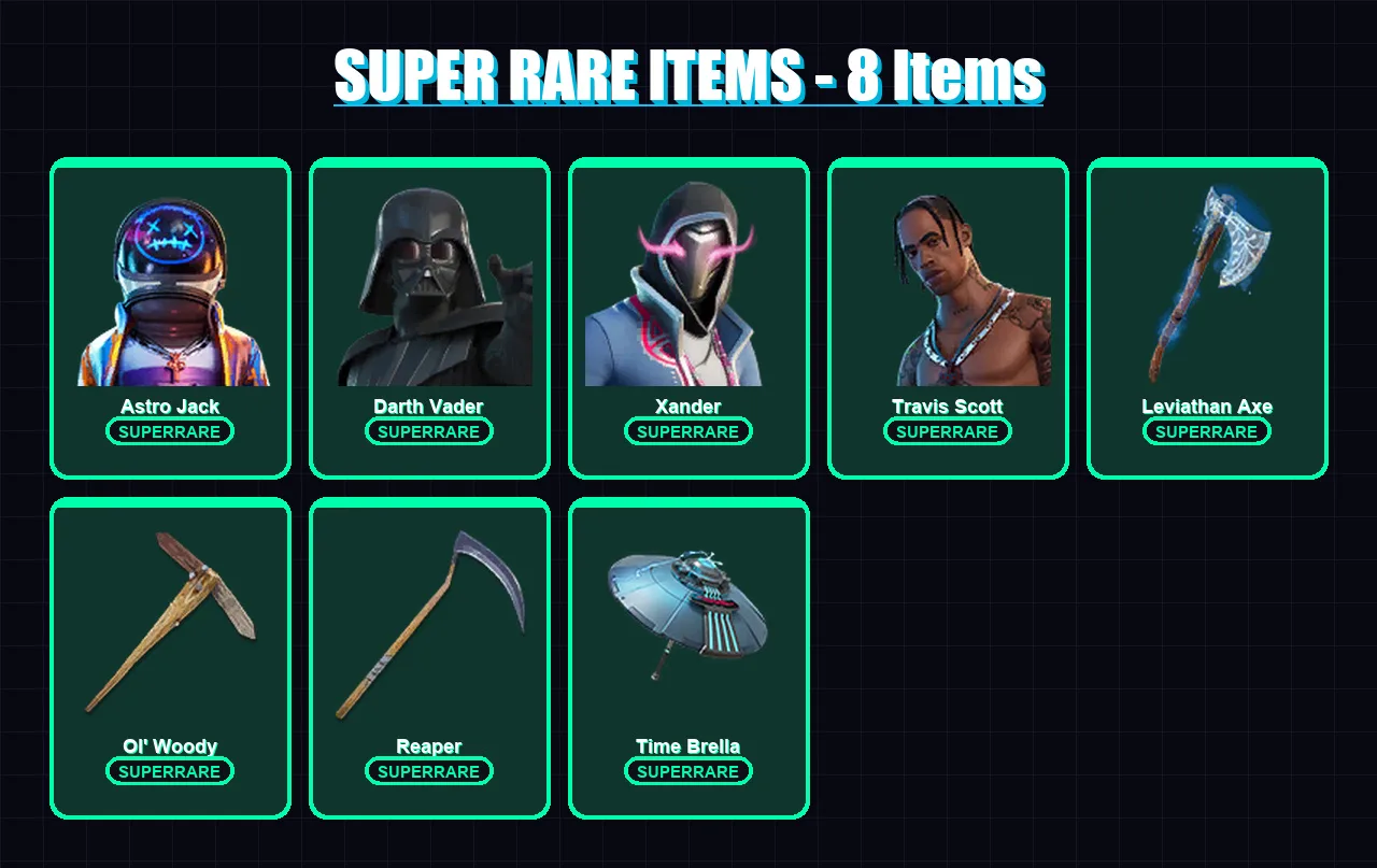 [PC/XBOX/PSN] | Astro Jack | Darth Vader | Xander | Travis Scott | Galaxia | 275 skin | 255 pickaxe | 207 emote | 187 glider | Lv2629 — Fortnite account