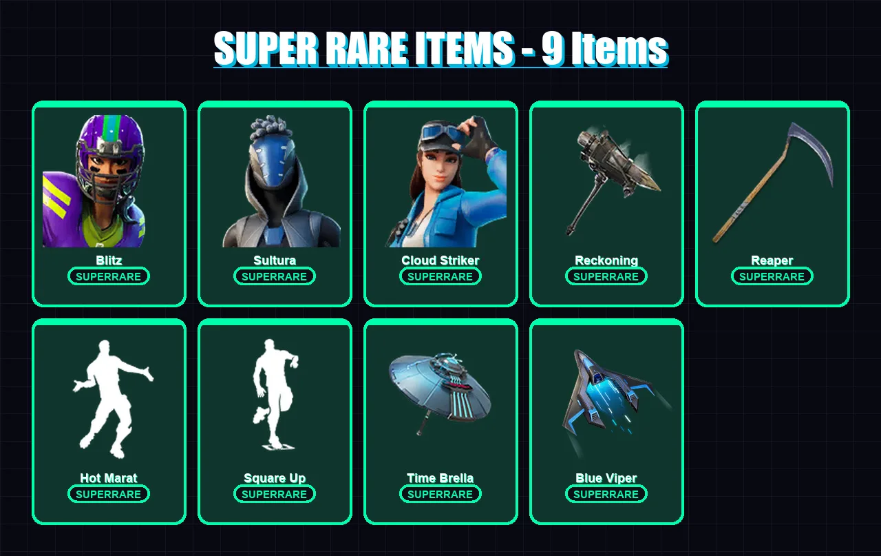 [PS4/PS5/XBOX/PC] | Blitz | Sultura | Cloud Striker | Peter Griffin | Cuddle Team Leader | 153 skin | 170 pickaxe | 134 emote | 142 glider | Lv2154