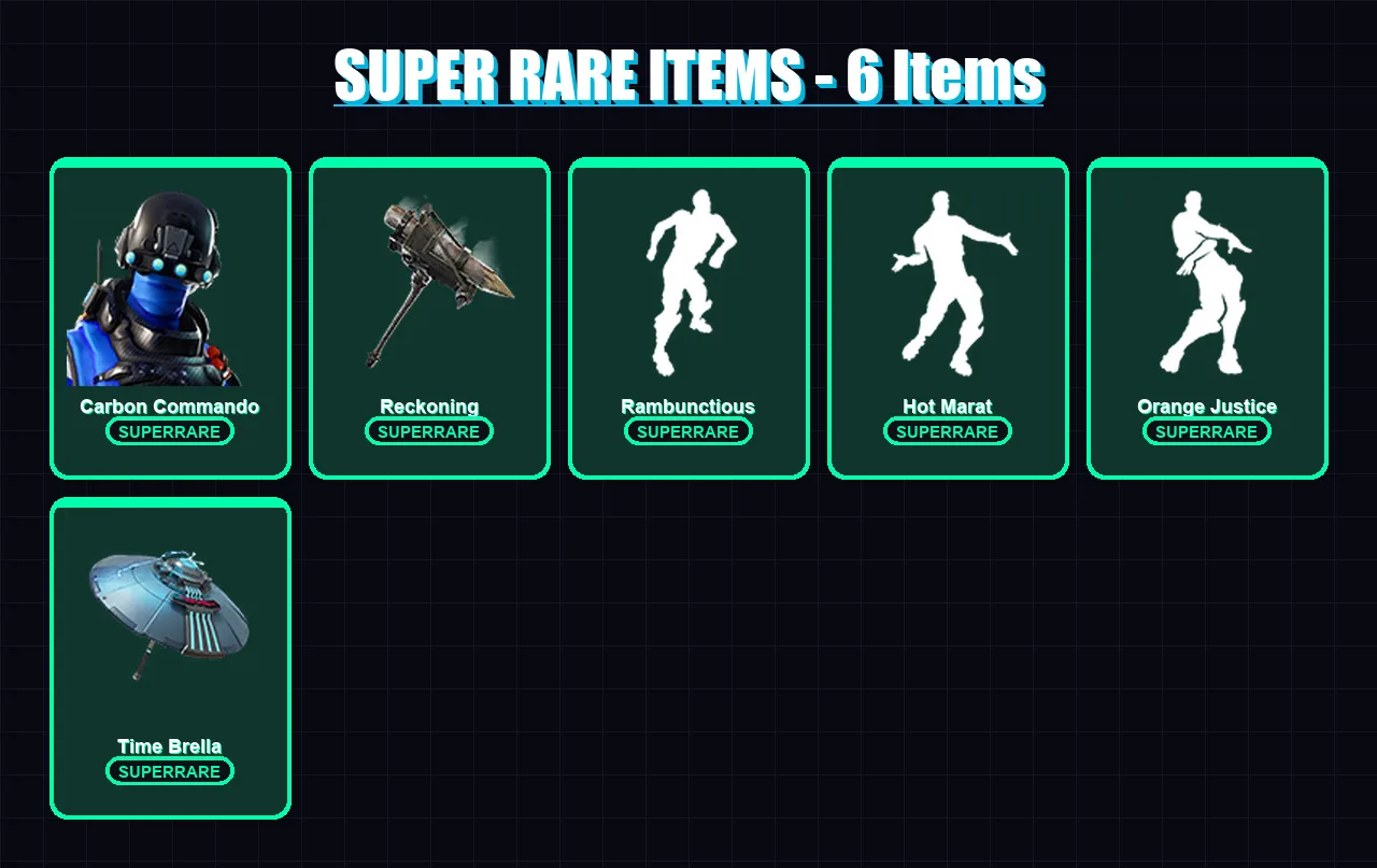[PS4/PS5/XBOX/PC] | Skull Trooper  | Drift | Calamity | Mandalorian | Carbon Commando | 81 skin | 137 pickaxe | 103 emote | 128 glider | Lv2088