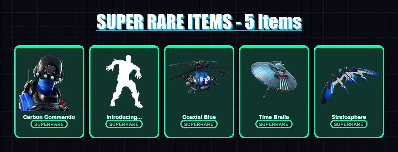 [PC/XBOX] | Carbon Commando | Spectra Knight | Kado Thorne | The Imagined | Antonia | 13 skin | 19 pickaxe | 19 emote | 31 glider | Lv399