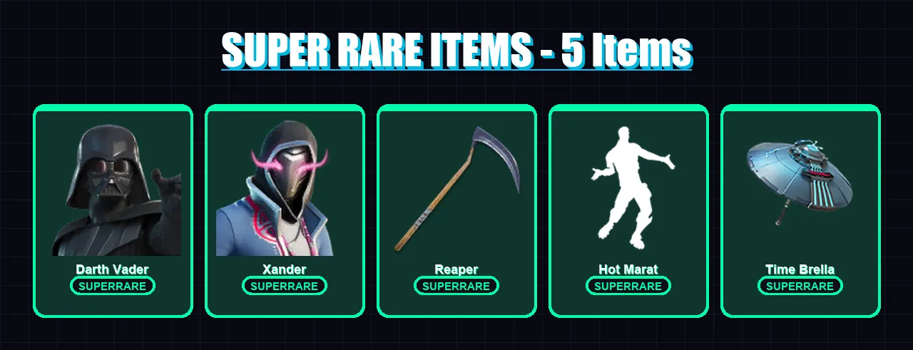 [PC/XBOX/PSN] | Darth Vader | Xander | Optimus Prime | Kado Thorne | Sentinel | 131 skin | 162 pickaxe | 138 emote | 148 glider | Lv2622