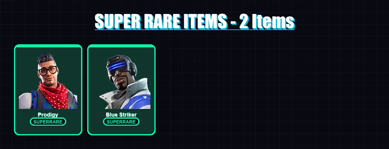 [PC/XBOX] | Prodigy | Blue Striker | Drift | Santa Dogg | Huntress | 5 skin | 10 pickaxe | 13 emote | 18 glider | Lv319