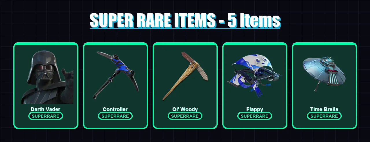 [PC/XBOX] | Darth Vader | Deadpool | Driftwalker | Ruin | Twyn | 209 skin | 252 pickaxe | 179 emote | 208 glider | Lv3118