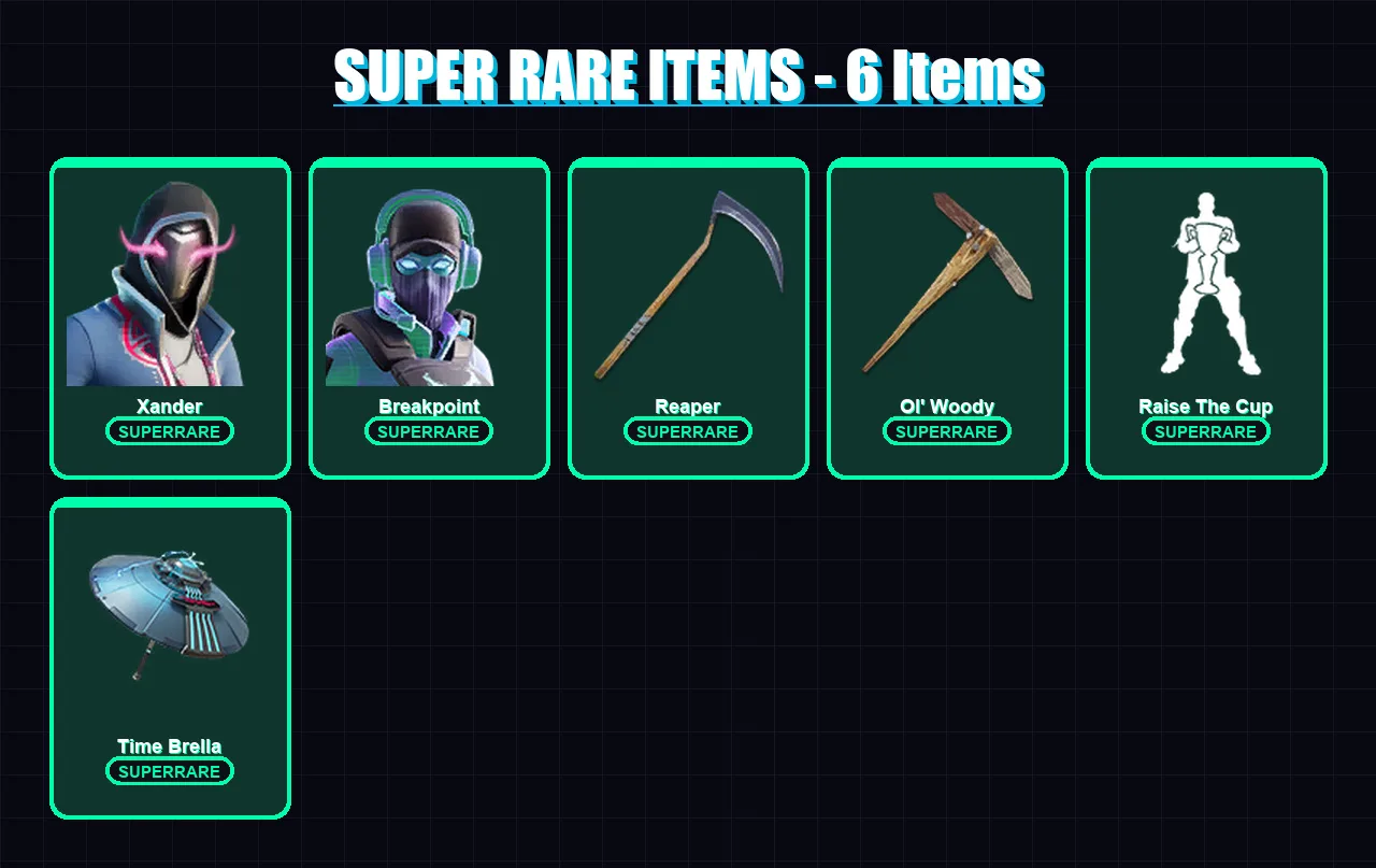 [PC/XBOX/PSN] | Xander | Breakpoint | The Cube Queen | Kymera | Spectra Knight | 162 skin | 170 pickaxe | 121 emote | 129 glider | Lv2170