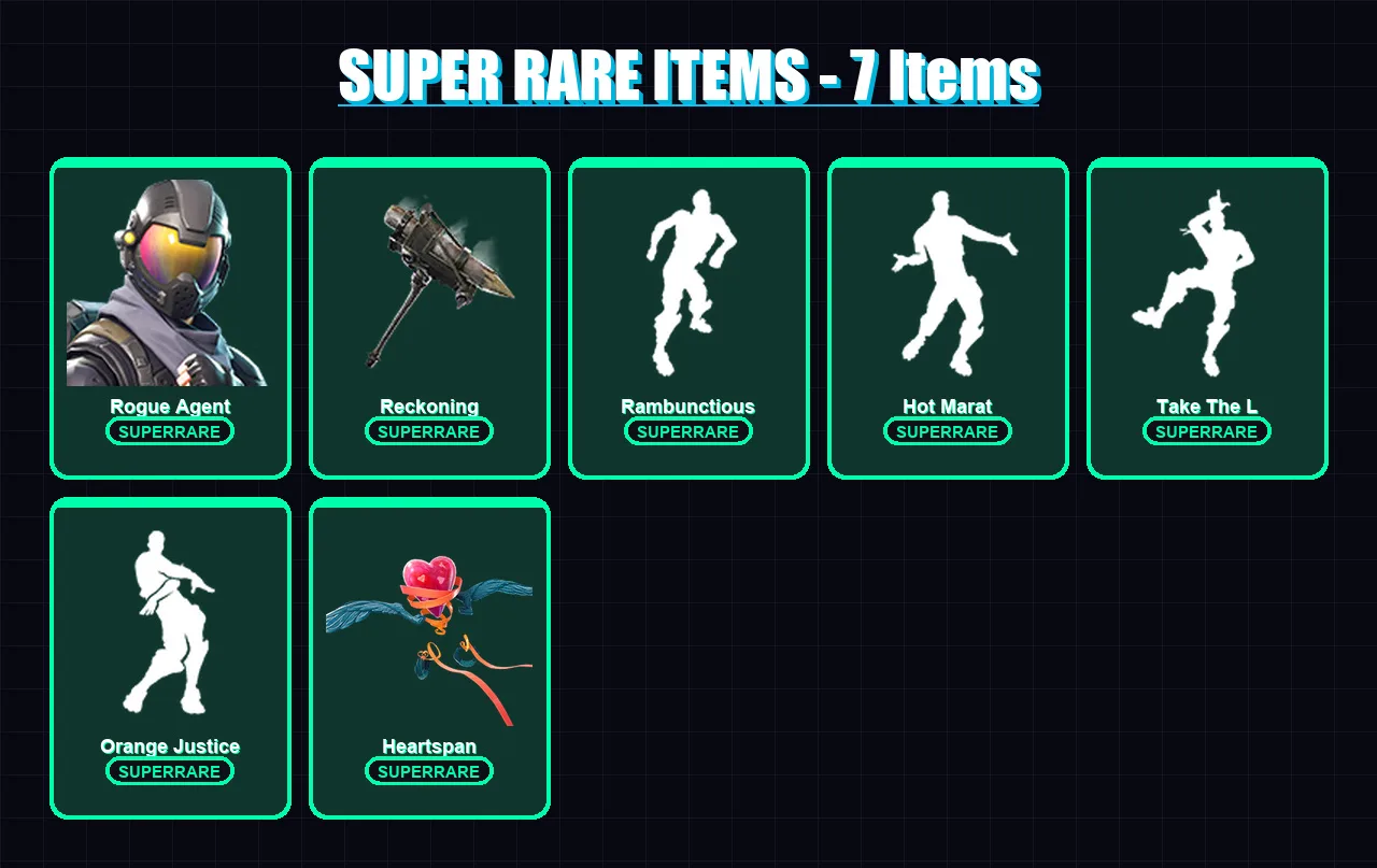 [PC/XBOX/PSN] | Rogue Agent | A.I.M. | Drift | The Prisoner | The Ice King | 58 skin | 37 pickaxe | 58 emote | 46 glider | Lv466 — Fortnite account