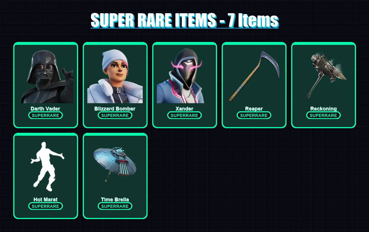 [PS4/PS5/XBOX/PC] | Darth Vader | Blizzard Bomber | Xander | Fusion | Luxe | 201 skin | 235 pickaxe | 200 emote | 194 glider | Lv2984