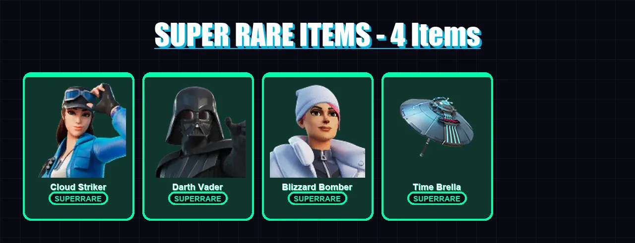 [PC] | Cloud Striker | Darth Vader | Blizzard Bomber | Vi | Snap | 152 skin | 196 pickaxe | 151 emote | 139 glider | Lv1764