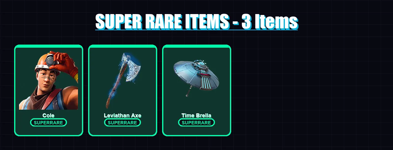 [PC/XBOX/PSN] | Cole | Omegarok | Midas | Spectra Knight | Fusion | 140 skin | 161 pickaxe | 110 emote | 120 glider | Lv1763 — Fortnite account