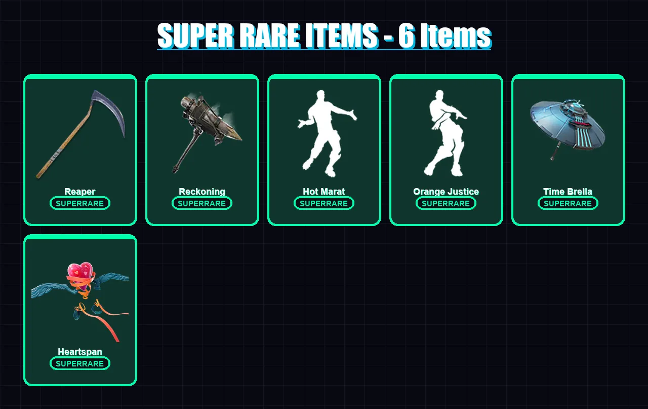 [PC/XBOX/PSN] | Blackheart | The Prisoner | Sentinel | Ragnarok | Omega | 69 skin | 75 pickaxe | 77 emote | 90 glider | Lv1170