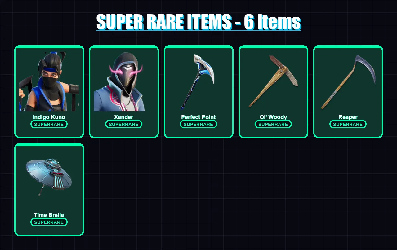 [PC/XBOX/PSN] | Indigo Kuno | Ghoul Trooper | Lara Croft | Xander | Mecha Cuddle Master | 82 skin | 105 pickaxe | 74 emote | 75 glider | Lv1883
