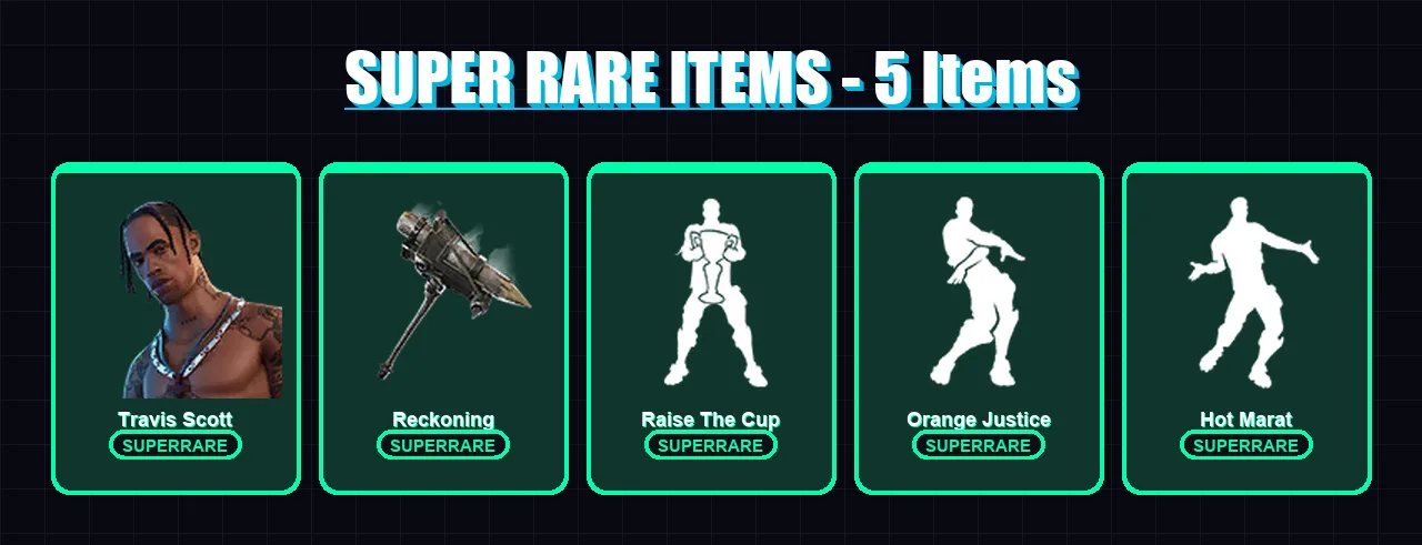 [PC/XBOX/PSN] | Travis Scott | Eternal Knight | Fade | Catalyst | Zenith | 162 skin | 125 pickaxe | 176 emote | 115 glider | Lv1971 — Fortnite account