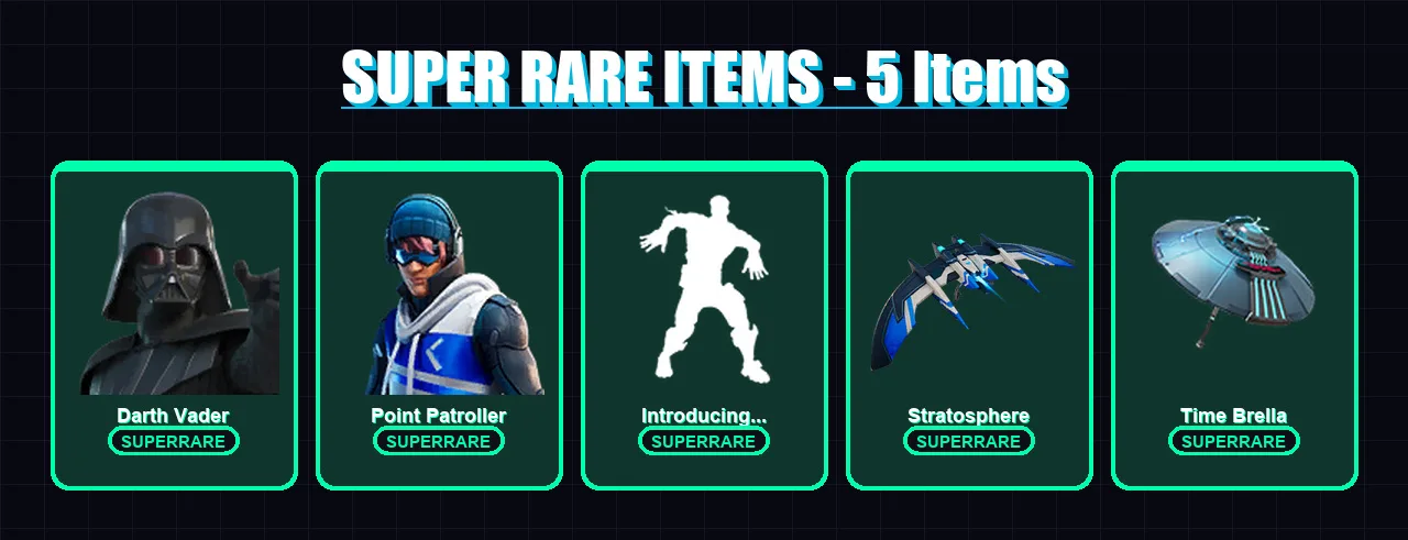 [PC/PSN] | Darth Vader | Point Patroller | Raz | Kymera | Malik | 102 skin | 158 pickaxe | 105 emote | 124 glider | Lv1733