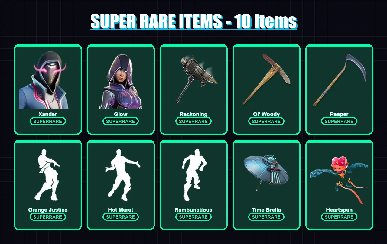 [PC/XBOX/PSN] | Xander | Glow | Fusion | Hybrid | Sorana | 140 skin | 161 pickaxe | 122 emote | 142 glider | Lv2162