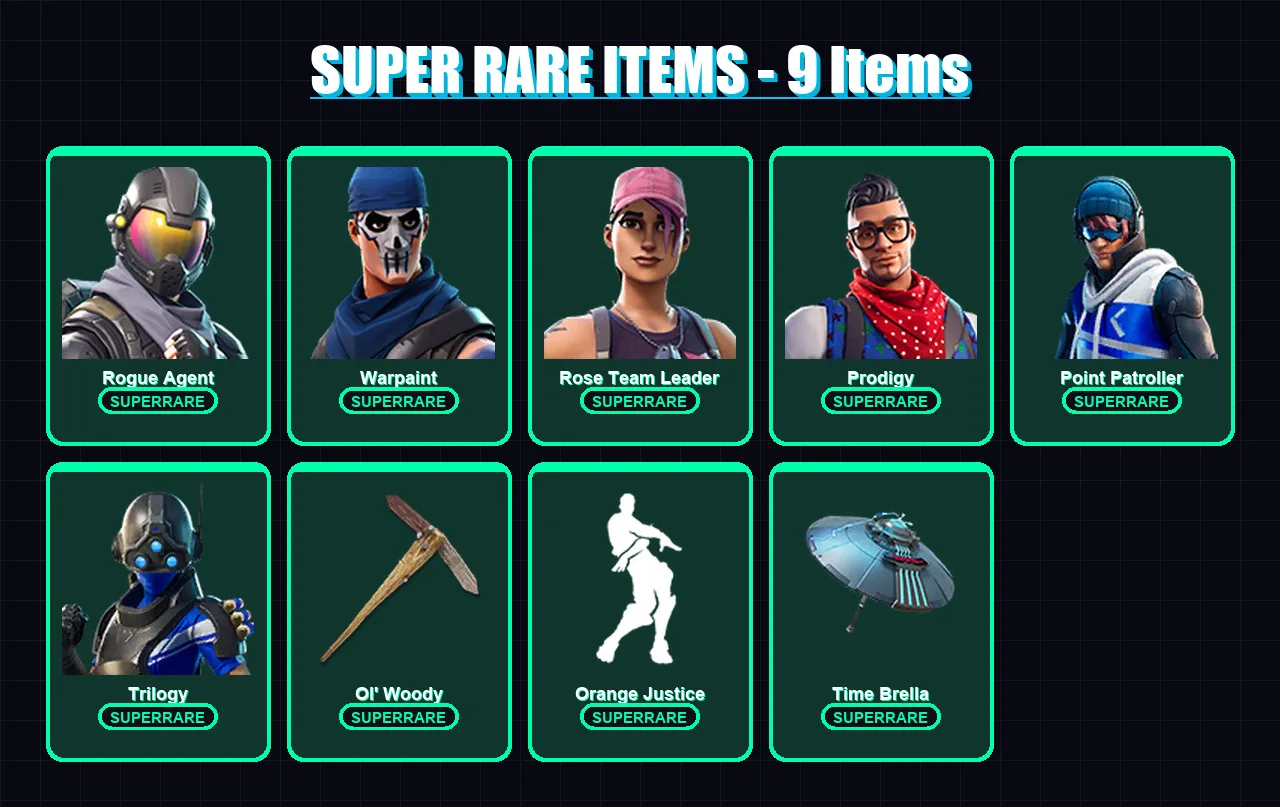 [PC/XBOX/PSN] | Unchained Ramirez | Midas | Rogue Agent | Warpaint | Rose Team Leader | 151 skin | 164 pickaxe | 137 emote | 123 glider | Lv1564