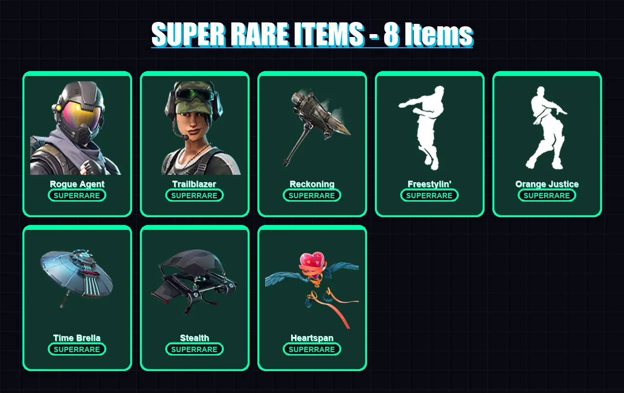 [PC/XBOX/PSN] | Rogue Agent | Trailblazer | Catalyst | Singularity | Valor | 81 skin | 77 pickaxe | 81 emote | 97 glider | Lv1275