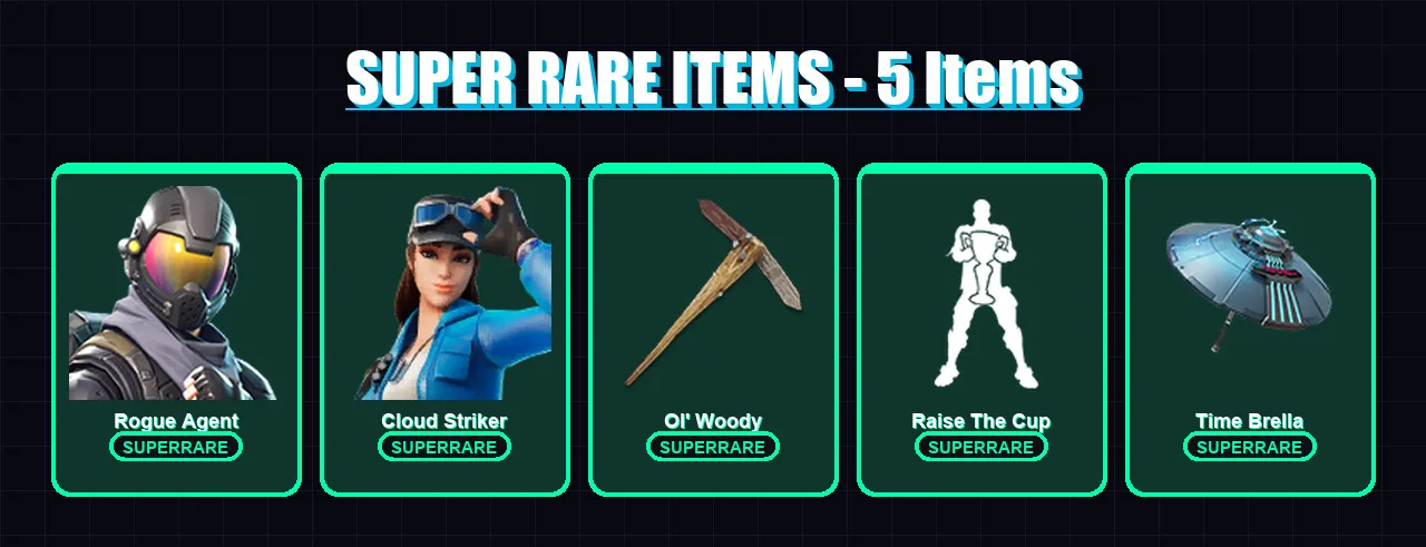 [PC] | Rogue Agent | Cloud Striker | Peter Griffin | Omegarok | Mandalorian | 87 skin | 117 pickaxe | 82 emote | 100 glider | Lv1535