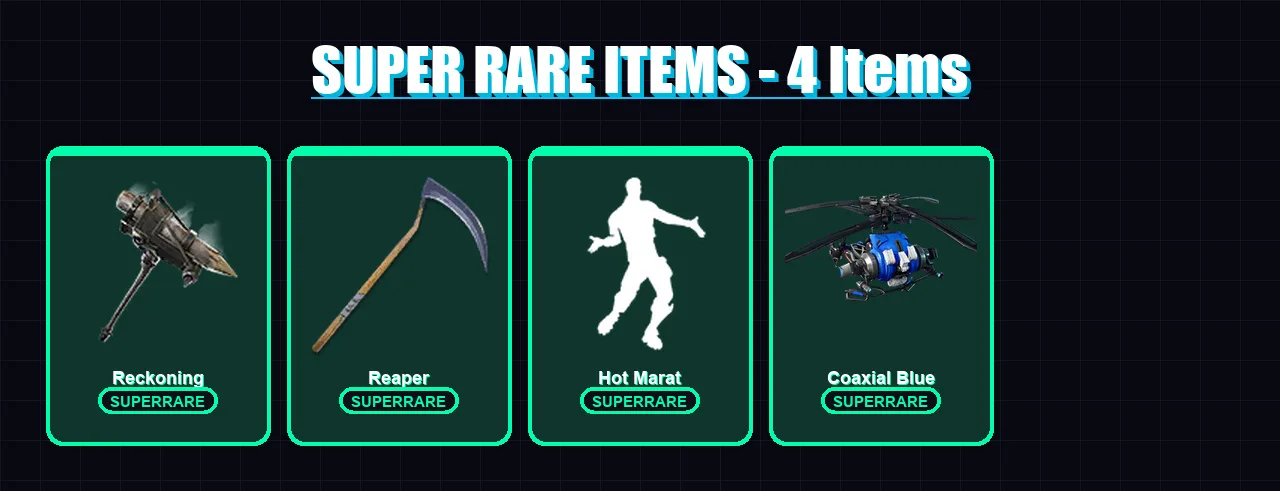 [PC/XBOX] | A.I.M. | Hybrid | Calamity | Zenith | Wild Card | 30 skin | 39 pickaxe | 50 emote | 45 glider | Lv592