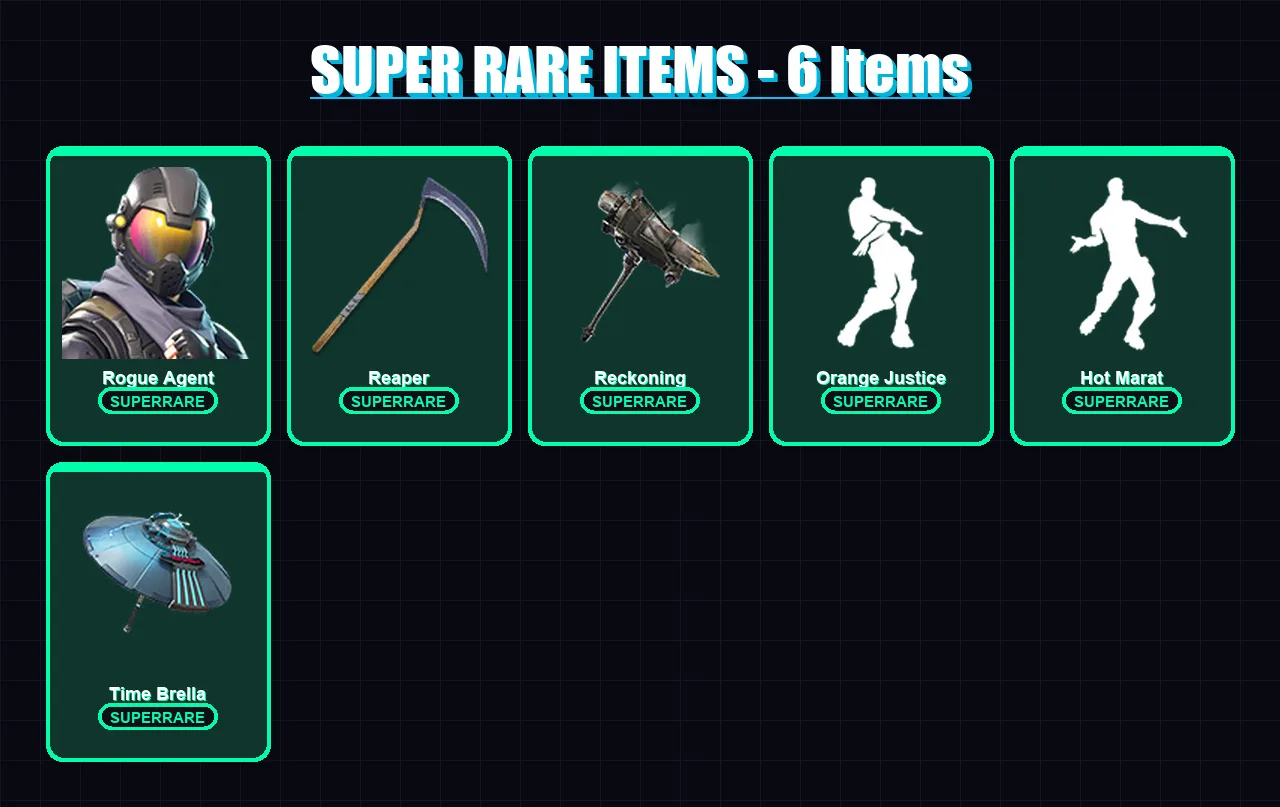 [PC/XBOX/PSN] | Rogue Agent | The Foundation | Fade | The Ice King | Deadpool | 159 skin | 165 pickaxe | 138 emote | 152 glider | Lv2327 — Fortnite account