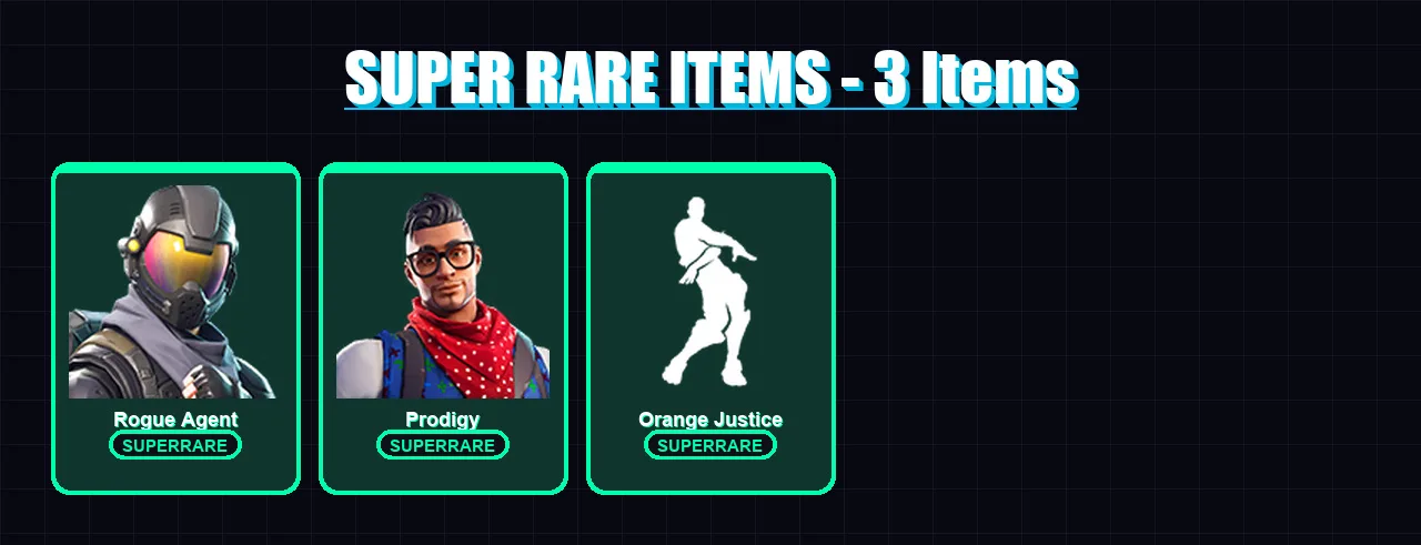 [PS4/PS5/XBOX/PC] | Rogue Agent | Prodigy | Blackheart | Drift | Carbide | 17 skin | 12 pickaxe | 23 emote | 11 glider | Lv145 — Fortnite account