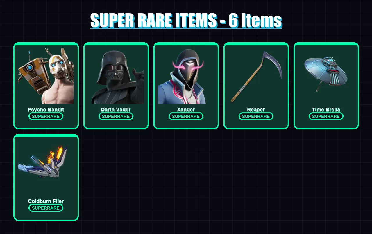 [PC/PSN] | Psycho Bandit | Darth Vader | Xander | Zeus | Kado Thorne | 269 skin | 308 pickaxe | 236 emote | 178 glider | Lv3243